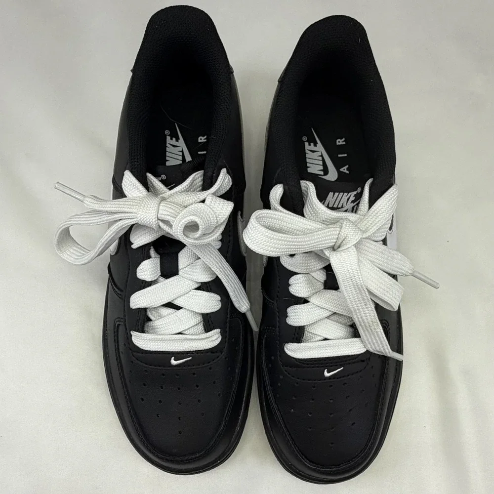 Nike Air Force 1 LV8 Black/White Gum Light Brown Big Kids Y 5.5 W 7 IB8845-001